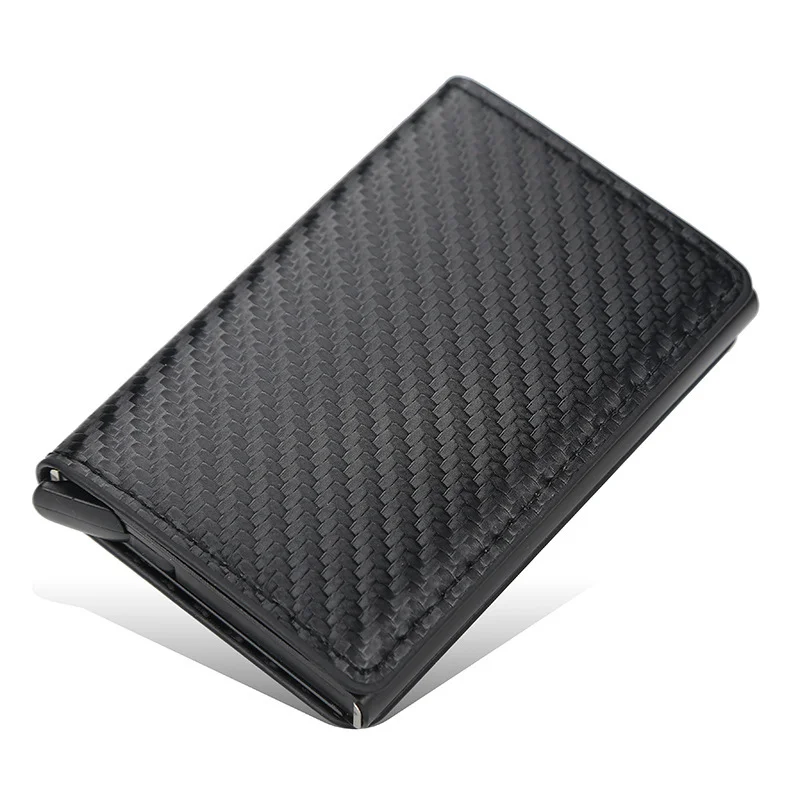 2022 RFID Blocking ID Credit Card Holder PU Leather Aluminium Box Automatically Pop Up Bank Business Wallet For Men Dropshipping
2022 RFID Blocking ID Credit Card Holder PU Leather Aluminium Box Automatically Pop Up Bank Business Wallet For Men Dropshipping