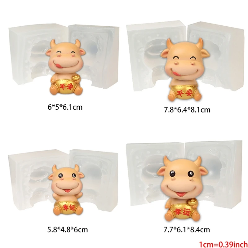 3D Cattle Cow Ox Silicone Mold Plaster Soap Epoxy Mould DIY Cake Chocolate Decor
3D Cattle Cow Ox Silicone Mold Plaster Soap Epoxy Mould DIY Cake Chocolate Decor