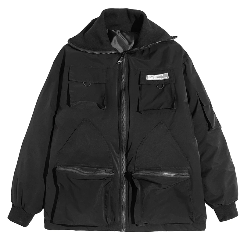 11 BYBB'S DARK Multiple Pockets Cargo Jacket Coat Winter Parka Men Streetwear Tactics Jackets Fashion Parkas Outwear Thick BB303 
11 BYBB'S DARK Multiple Pockets Cargo Jacket Coat Winter Parka Men Streetwear Tactics Jackets Fashion Parkas Outwear Thick BB303