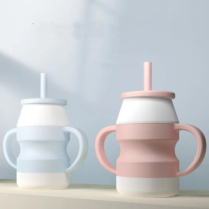 1pcs Baby Feeding Cups Baby Learning Drinkware Silicone Sippy Cups for Toddlers & Kids Double handles Child bottle Leakproof Cup
1pcs Baby Feeding Cups Baby Learning Drinkware Silicone Sippy Cups for Toddlers & Kids Double handles Child bottle Leakproof Cup