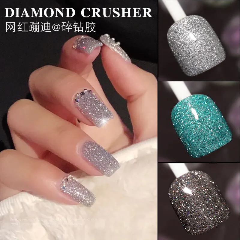DIZY New 8ML Popularity Nail Art Shiny Gel Semi Permanent Nail Supplies For Professionals Phototherapy Glue Silver sequins
DIZY New 8ML Popularity Nail Art Shiny Gel Semi Permanent Nail Supplies For Professionals Phototherapy Glue Silver sequins