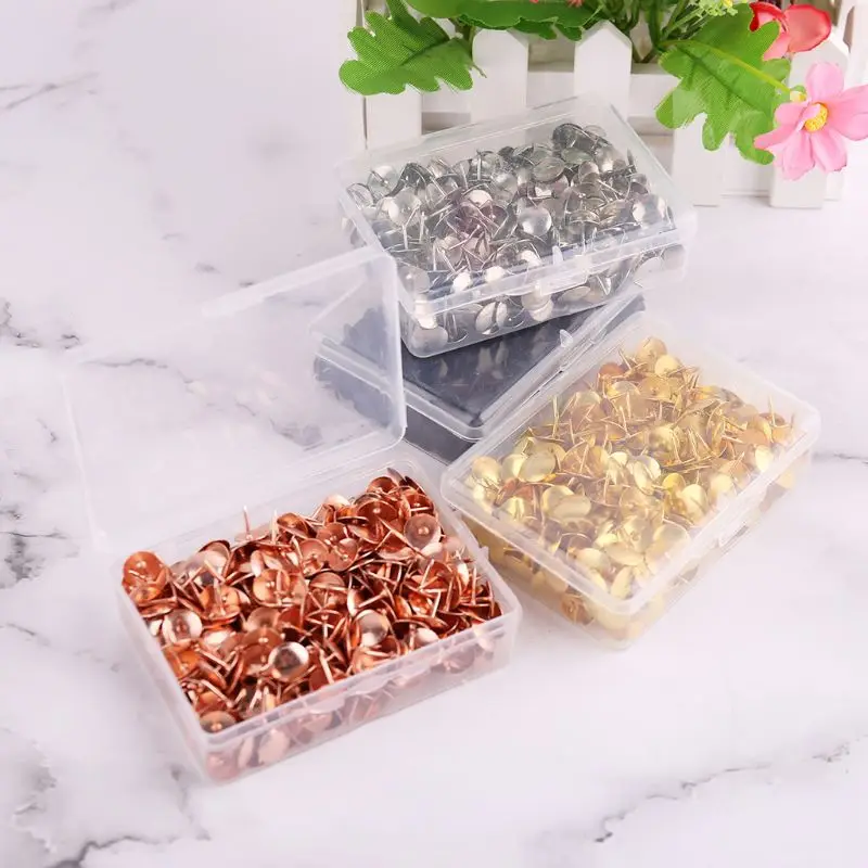400pcs Metal Thumbtack Drawing Pins Pushpin Cork Board Photo Wall Map Markers Office School Supply 62KB Dropshipping
400pcs Metal Thumbtack Drawing Pins Pushpin Cork Board Photo Wall Map Markers Office School Supply 62KB Dropshipping