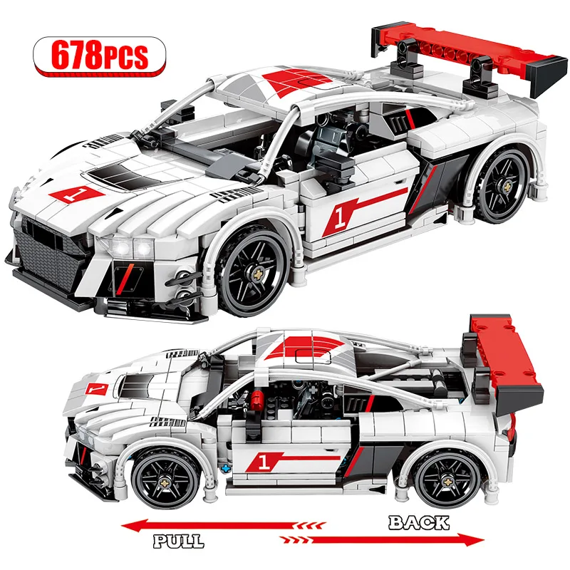 City high-tech MOC Pull Back Mechanical Classic Cars Racing Vehicle Model Building Blocks Creator Sports Car Bricks kids Toys 
City high-tech MOC Pull Back Mechanical Classic Cars Racing Vehicle Model Building Blocks Creator Sports Car Bricks kids Toys