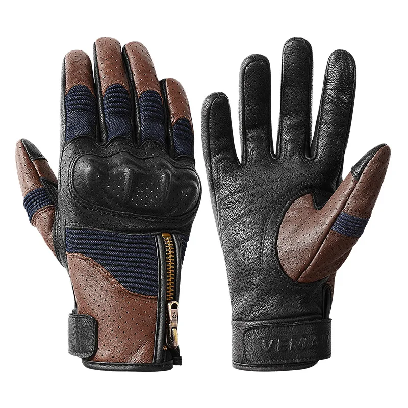Мужские кожаные перчатки Vemar Guantes, мотоциклетные перчатки для езды на горном велосипеде и других велосипедах, для езды по бездорожью, с сенсорным экраном, коричневые, черные
Мужские кожаные перчатки Vemar Guantes, мотоциклетные перчатки для езды на горном велосипеде и других велосипедах, для езды по бездорожью, с сенсорным экраном, коричневые, черные