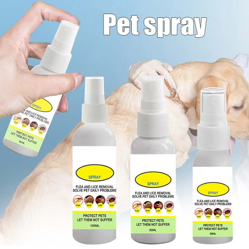 Cat Flea and Tick Control Spray for Cat Dogs Safe to Use 30ml/50ml/100ml xqmg Litter & Housebreaking Dog Supplies Pet Products
Cat Flea and Tick Control Spray for Cat Dogs Safe to Use 30ml/50ml/100ml xqmg Litter & Housebreaking Dog Supplies Pet Products