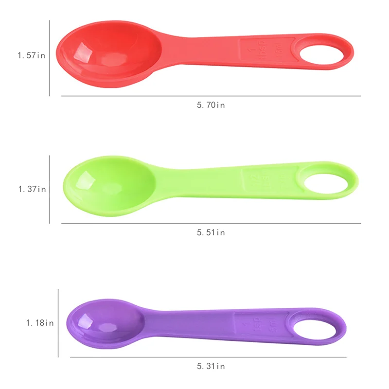 Kitchen Measuring Spoons Colorful Plastic Measure Spoon Useful Sugar Cake Baking Spoon Baking Measuring Tools kitchen tools
Kitchen Measuring Spoons Colorful Plastic Measure Spoon Useful Sugar Cake Baking Spoon Baking Measuring Tools kitchen tools