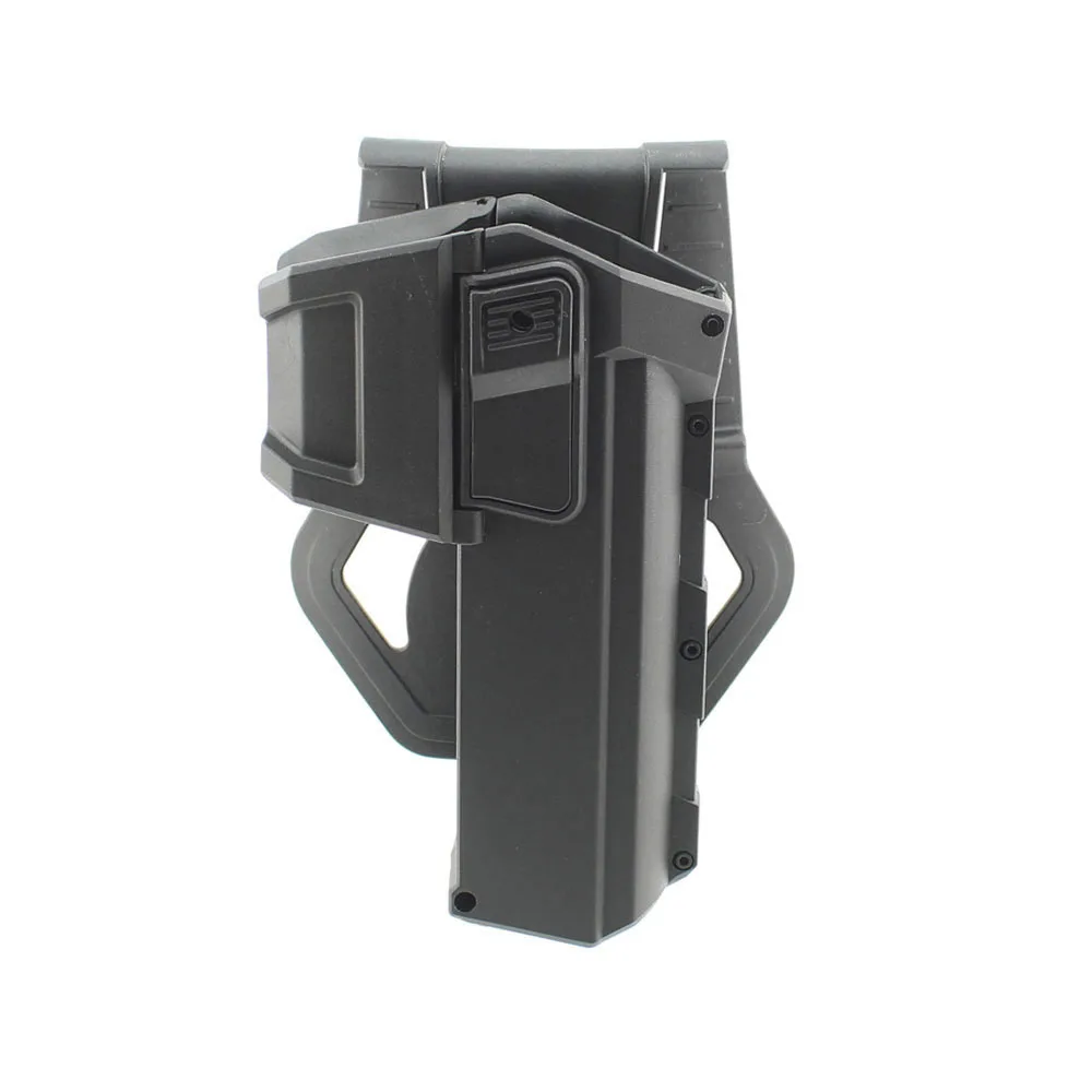 

Tactical Gun Holster Movable Right Hand Waist Pistol Holsters with Flashlight or Laser Mounted For G17 G18 G19 G34