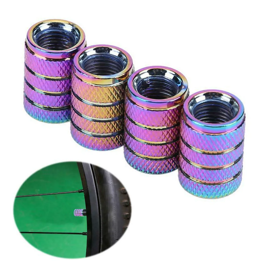 4Pcs Tire Valve Cap Cover Car Wheel Dustproof Cap Rainbow Color Aluminum Alloy Car Wheel Tire Valve Cap Tyre Rim Stem Covers
4Pcs Tire Valve Cap Cover Car Wheel Dustproof Cap Rainbow Color Aluminum Alloy Car Wheel Tire Valve Cap Tyre Rim Stem Covers