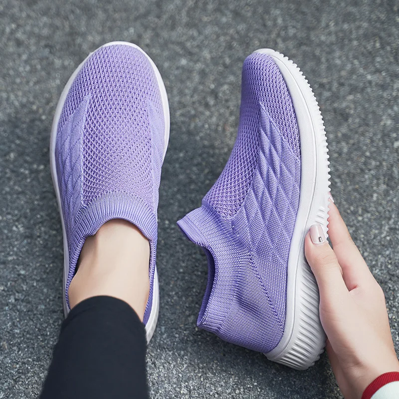 Plus Size 42 Breathable Mesh Platform Sneakers Women Slip on Soft Ladies Casual Casual Shoes 2021 Women's Knit Sock Shoes Flats
Plus Size 42 Breathable Mesh Platform Sneakers Women Slip on Soft Ladies Casual Casual Shoes 2021 Women's Knit Sock Shoes Flats