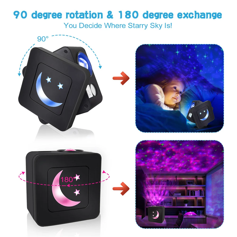 Starry Sky Light Square Night Light LED Projection Lamp Voice Control RGBW Lighting Children Best Gift Bedroom Home Decor
Starry Sky Light Square Night Light LED Projection Lamp Voice Control RGBW Lighting Children Best Gift Bedroom Home Decor
