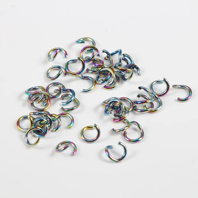 Rainbow Jump Rings Satinless Steel Mirror Polished 1*6mm 1*5mm Split Rings Wholesale Ring Jewelry Findings 100pcs/lot
Rainbow Jump Rings Satinless Steel Mirror Polished 1*6mm 1*5mm Split Rings Wholesale Ring Jewelry Findings 100pcs/lot
