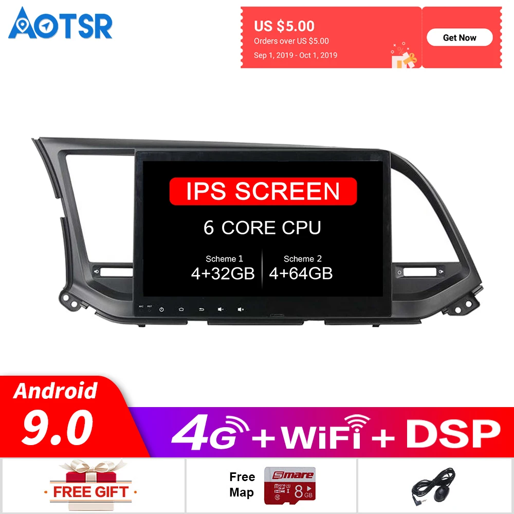 Android 9.0 DSP Car GPS Navigation radio For Hyundai Elantra 2016-2017 Player Multimedia Player Radio Head Unit Recorder No DVD
Android 9.0 DSP Car GPS Navigation radio For Hyundai Elantra 2016-2017 Player Multimedia Player Radio Head Unit Recorder No DVD