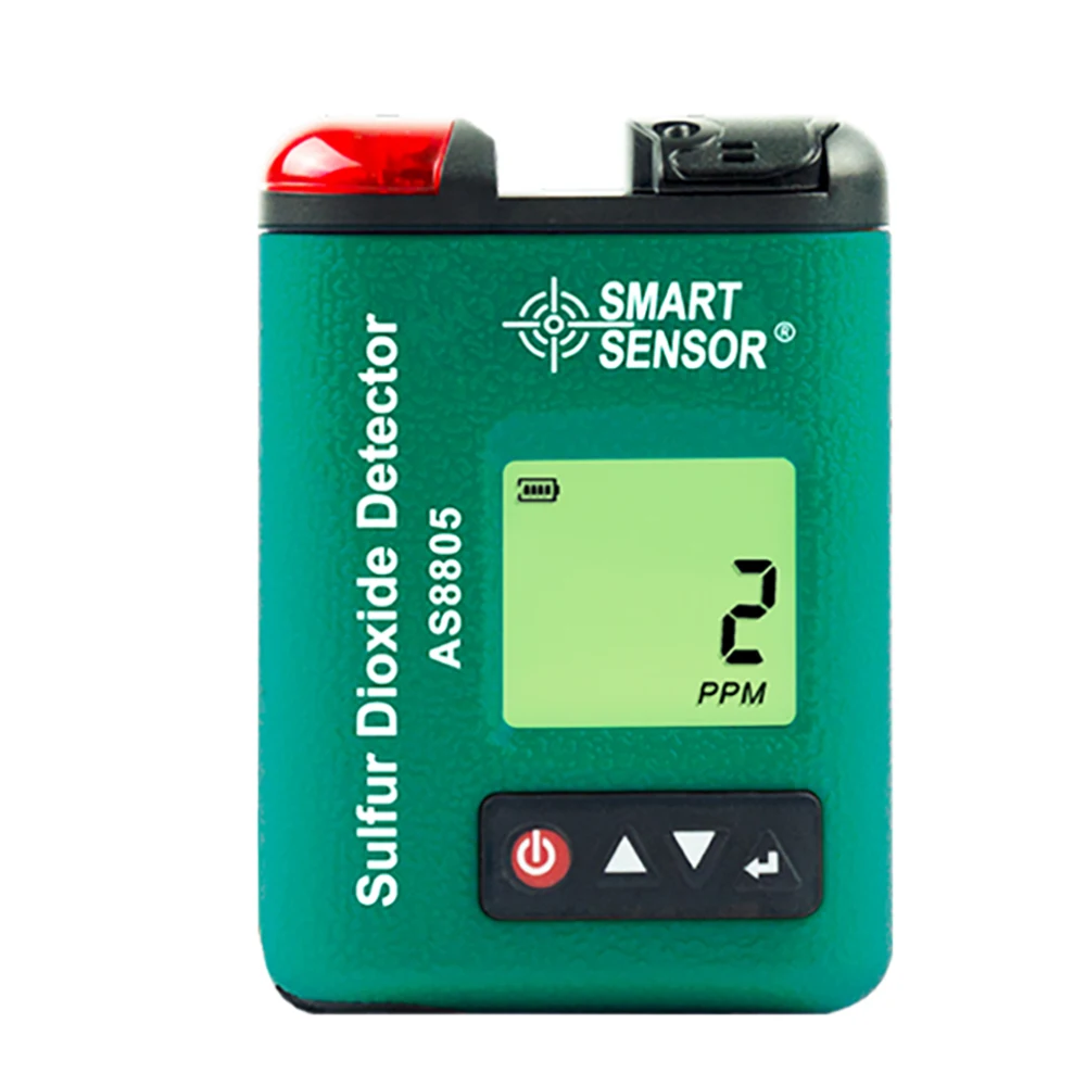 Portable Sulfur Dioxide Detector Meter Rechargeable Paragraph Noxious and Harmful Gas Detector Sound And Light Dual Alarm AS8805
Portable Sulfur Dioxide Detector Meter Rechargeable Paragraph Noxious and Harmful Gas Detector Sound And Light Dual Alarm AS8805