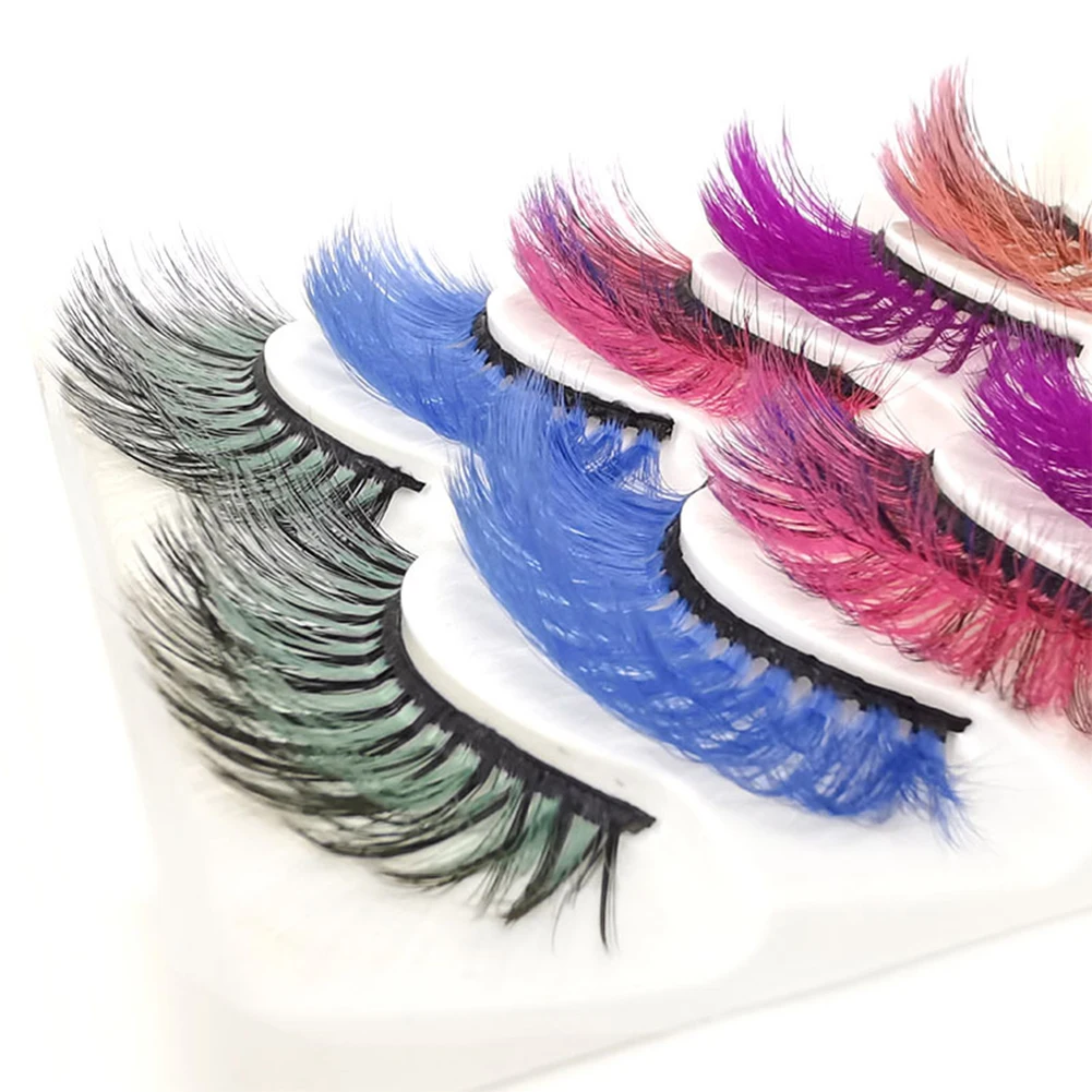 5 Pairs 3D Colorful Lashes Wholesale Natural Long Thick Fluffy Colorful False Eyelashes Lash Extension Supplies Makeup
5 Pairs 3D Colorful Lashes Wholesale Natural Long Thick Fluffy Colorful False Eyelashes Lash Extension Supplies Makeup