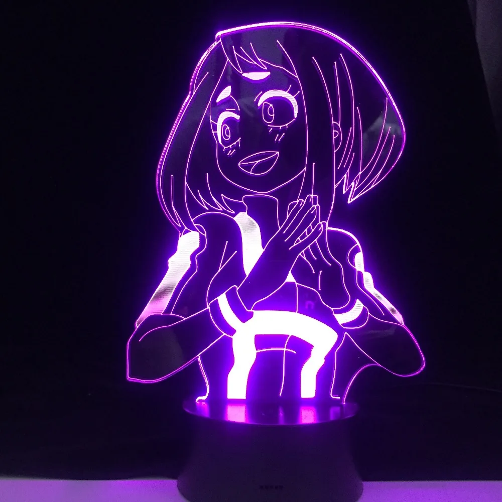Anime My Hero Academia 3d Lamp Ochako Uraraka Light for Bedroom Decor Child Kids Birthday Gift Uraraka LED Lamp
Anime My Hero Academia 3d Lamp Ochako Uraraka Light for Bedroom Decor Child Kids Birthday Gift Uraraka LED Lamp