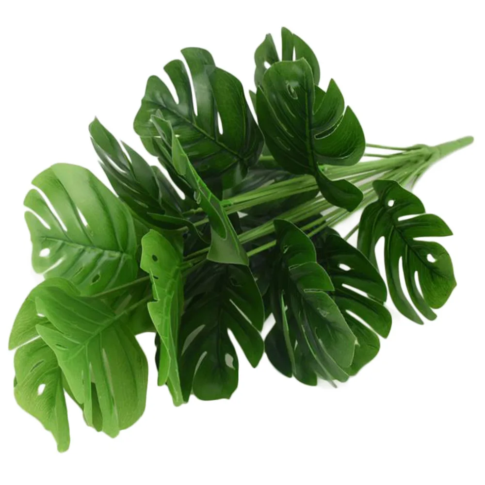 Fake Plants 18 Fork Turtle Leaf Artificial Monstera High-grade Plastic Indoor Outdoor 18 Heads Reusable Home Garden Decoration
Fake Plants 18 Fork Turtle Leaf Artificial Monstera High-grade Plastic Indoor Outdoor 18 Heads Reusable Home Garden Decoration