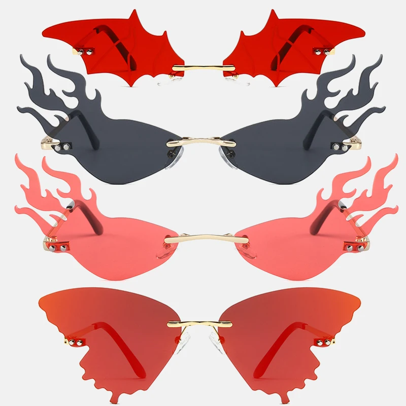 ZUEE Luxury Fashion Butter Fly Sunglasses Women Rimless Wave Sun Glasses Metal Shades For Vintage Women Mirror Eyewear UV400
ZUEE Luxury Fashion Butter Fly Sunglasses Women Rimless Wave Sun Glasses Metal Shades For Vintage Women Mirror Eyewear UV400