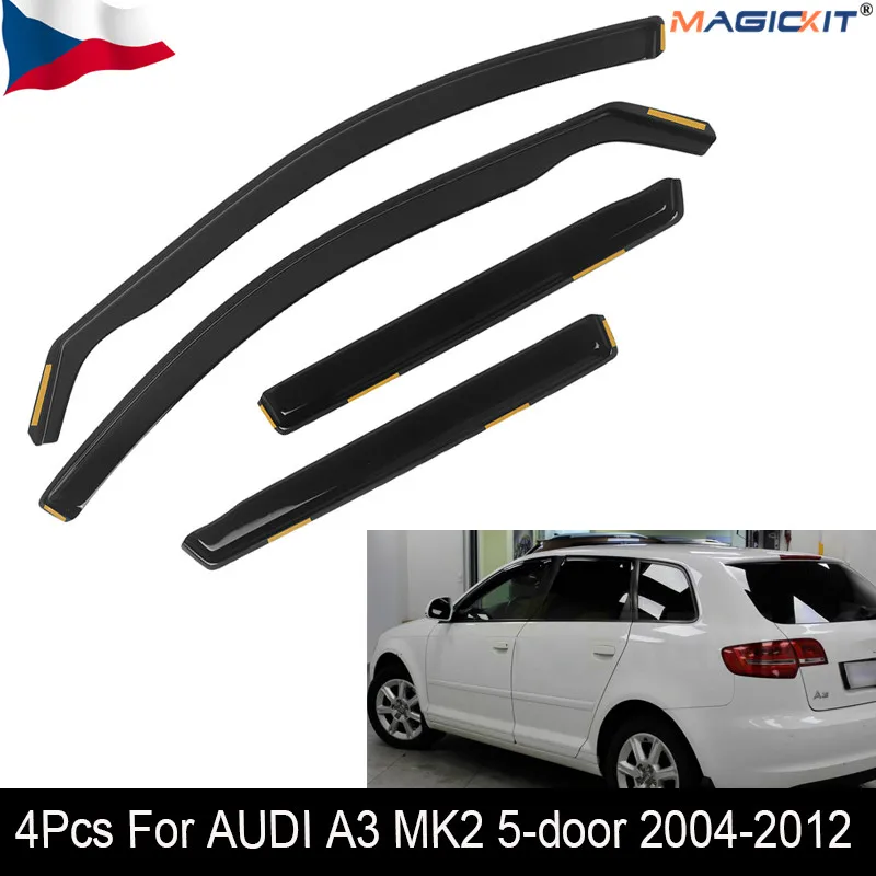 Magickit Sun Visors for AUDI A3 S3 Sportback mk2 mkII 5 doors 2004-2012 Wind Deflectors
Magickit Sun Visors for AUDI A3 S3 Sportback mk2 mkII 5 doors 2004-2012 Wind Deflectors