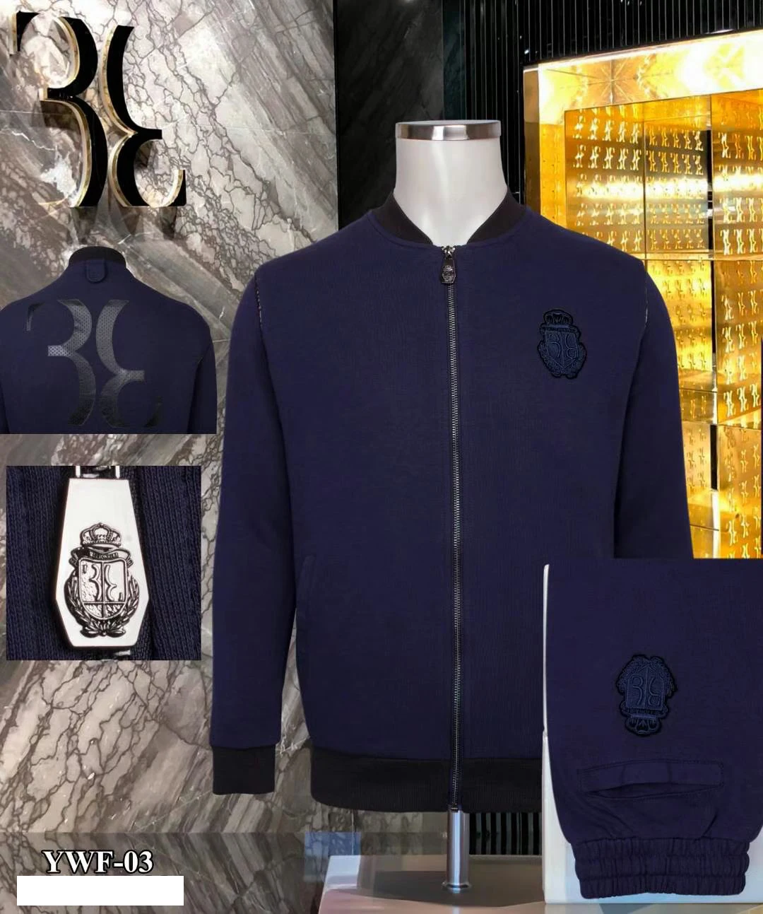 BILLIONAIRE Sportswear set men 2021 New fashion comfort embroidery solid color zipper cotton high quality suite free shipping
BILLIONAIRE Sportswear set men 2021 New fashion comfort embroidery solid color zipper cotton high quality suite free shipping
