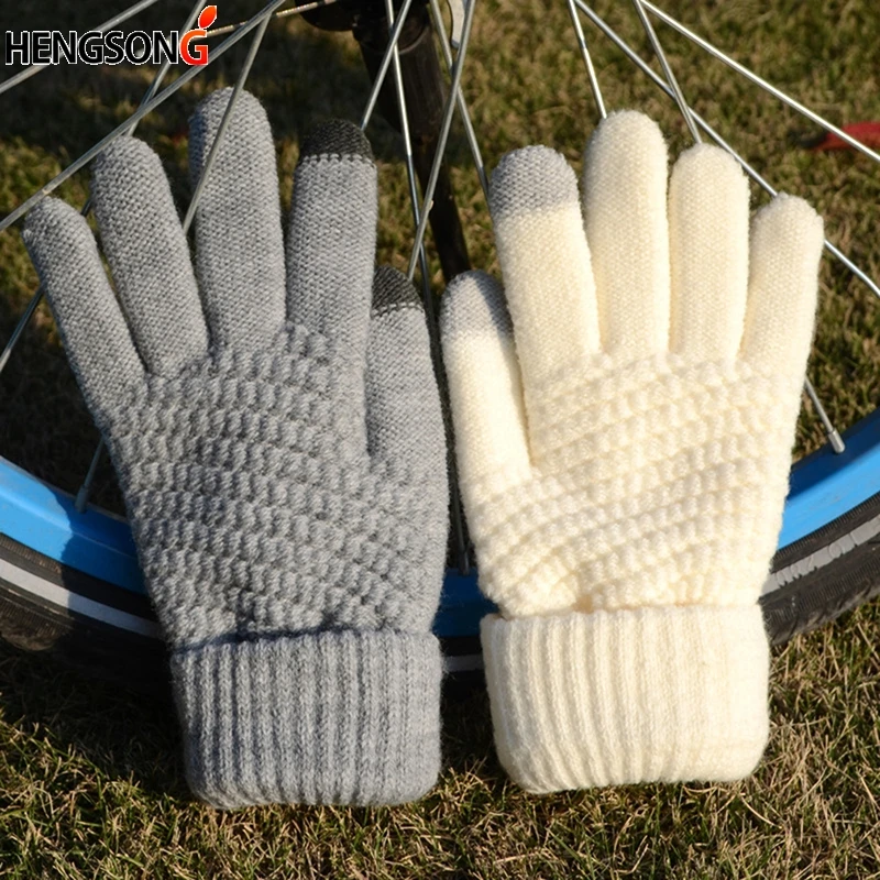 Women Keep Warm Winter Knitted Full Finger Sports Gloves Girl Climbing Cycling Gloves Screen Luvas Mittens Racing Gloves
Women Keep Warm Winter Knitted Full Finger Sports Gloves Girl Climbing Cycling Gloves Screen Luvas Mittens Racing Gloves
