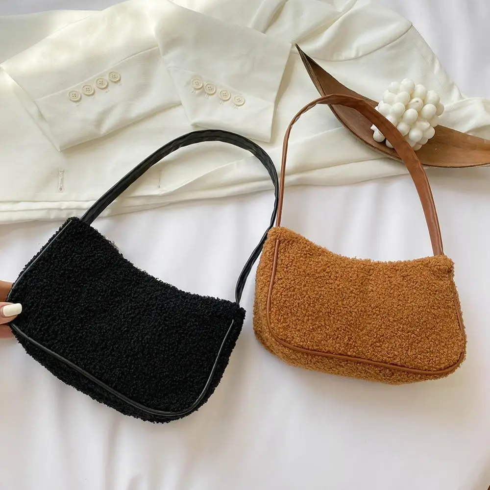 2020 Autumn Winter Fashion New Female Square Tote Bag Quality Woolen Women's Designer Handbag Ladies Underarm Shoulder Bags New
2020 Autumn Winter Fashion New Female Square Tote Bag Quality Woolen Women's Designer Handbag Ladies Underarm Shoulder Bags New