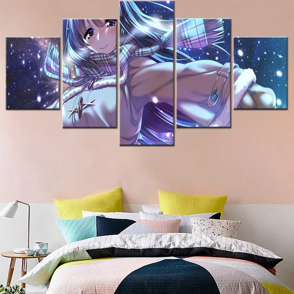 Canvas 5 Piece Japan Anime Amakano Second Girl Posters Modern Art Pictures Decoration Salon Bedroom Home Interior Wall Painting
Canvas 5 Piece Japan Anime Amakano Second Girl Posters Modern Art Pictures Decoration Salon Bedroom Home Interior Wall Painting