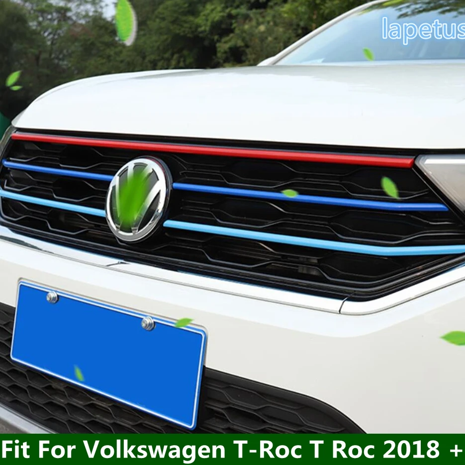 Lapetus Tricolor Exterior Refit Kit For Volkswagen T-Roc T Roc 2018 - 2020 Front Racing Grille Cover Trim Garnish Strips 5PCS 
Lapetus Tricolor Exterior Refit Kit For Volkswagen T-Roc T Roc 2018 - 2020 Front Racing Grille Cover Trim Garnish Strips 5PCS