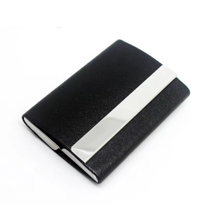 Stainless steel PU Leather Business Credit Card Holder Luxury Women Men Portable ID Name Card Bank Male Cardholder
Stainless steel PU Leather Business Credit Card Holder Luxury Women Men Portable ID Name Card Bank Male Cardholder