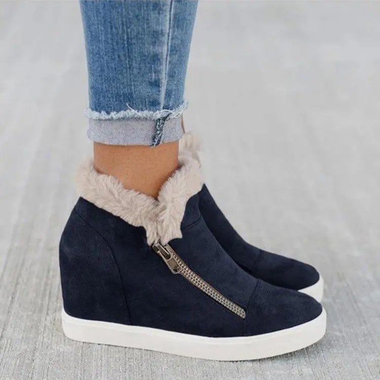 2021Women New Fashion Women Snow Boots Comfortable Winter Warm Casual Zipper Platform Suede Punk Shoes Woman Plus Size
2021Women New Fashion Women Snow Boots Comfortable Winter Warm Casual Zipper Platform Suede Punk Shoes Woman Plus Size