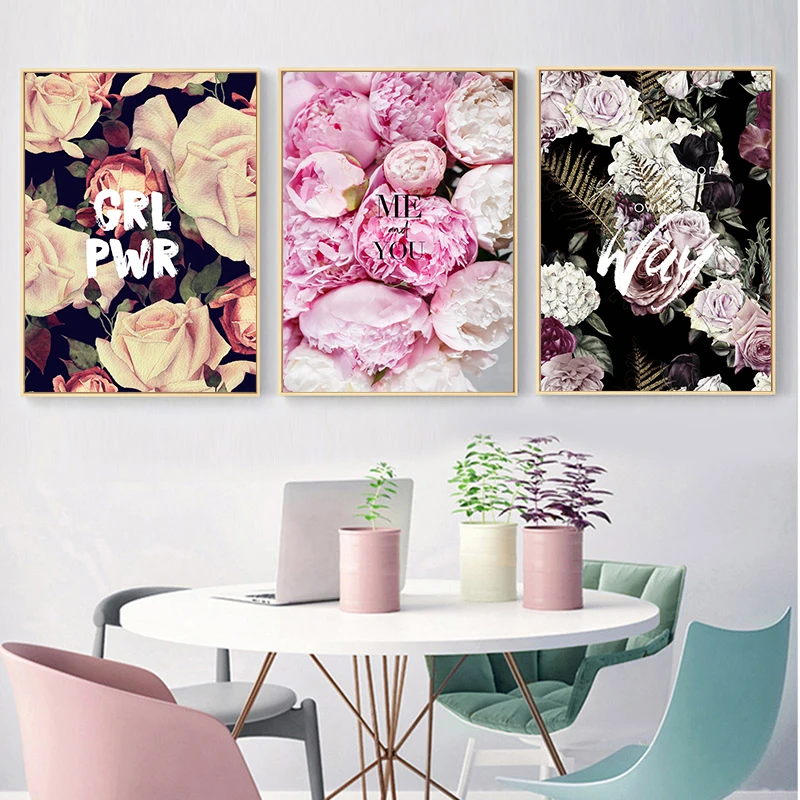 Pink Peony Poster and Printing Nordic Wall Art Canvas Painting Love Wall Fower image For LivingRoom Bedroom Home Decor Unframed
Pink Peony Poster and Printing Nordic Wall Art Canvas Painting Love Wall Fower image For LivingRoom Bedroom Home Decor Unframed