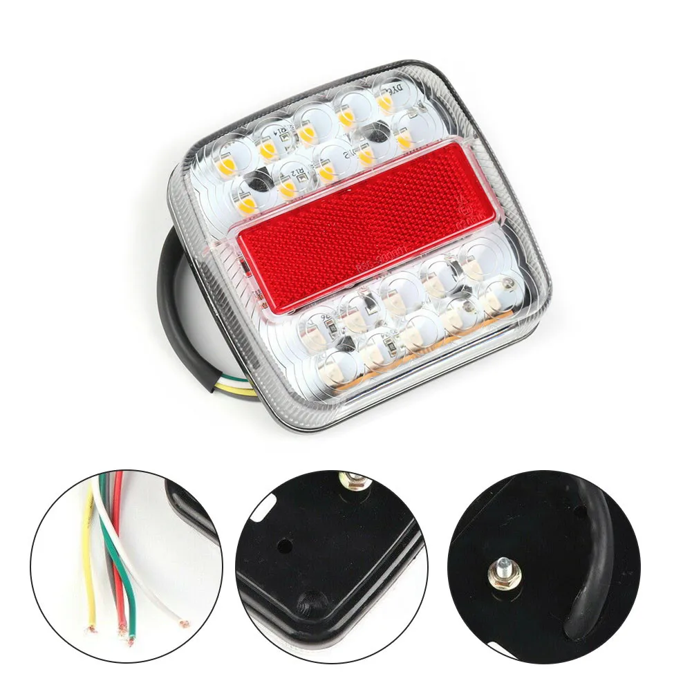 1pc Red+White Car Turn Signal Lamp 20LED Truck RV Tail Light ATV Tail Light Trailer Tail Light Buses Light
1pc Red+White Car Turn Signal Lamp 20LED Truck RV Tail Light ATV Tail Light Trailer Tail Light Buses Light