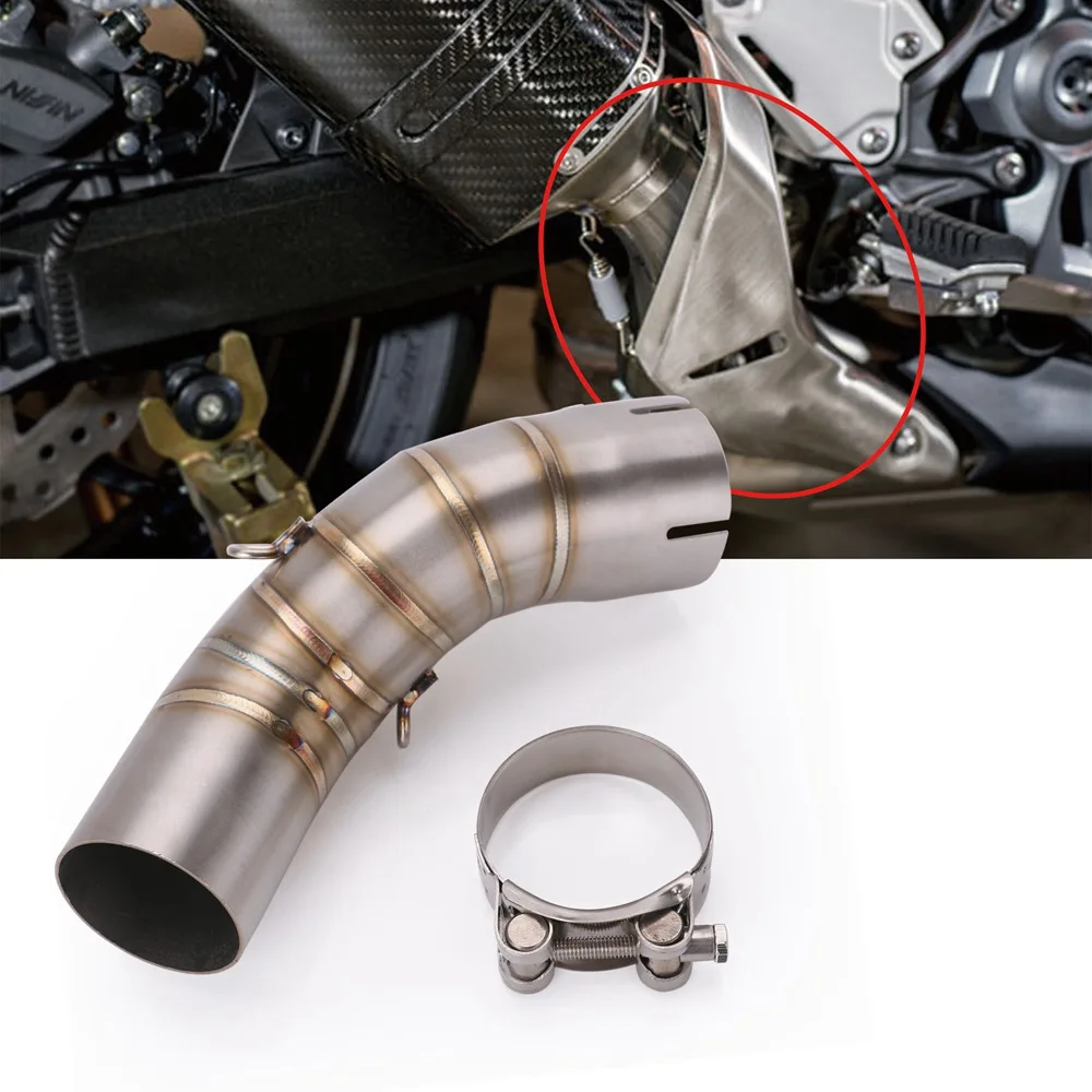 Motorcycle Full Exhaust System Middle Pipe Link Connect For Kawasaki Z900 2017 2018 Exhaust System Without Exhaust Muffler
Motorcycle Full Exhaust System Middle Pipe Link Connect For Kawasaki Z900 2017 2018 Exhaust System Without Exhaust Muffler