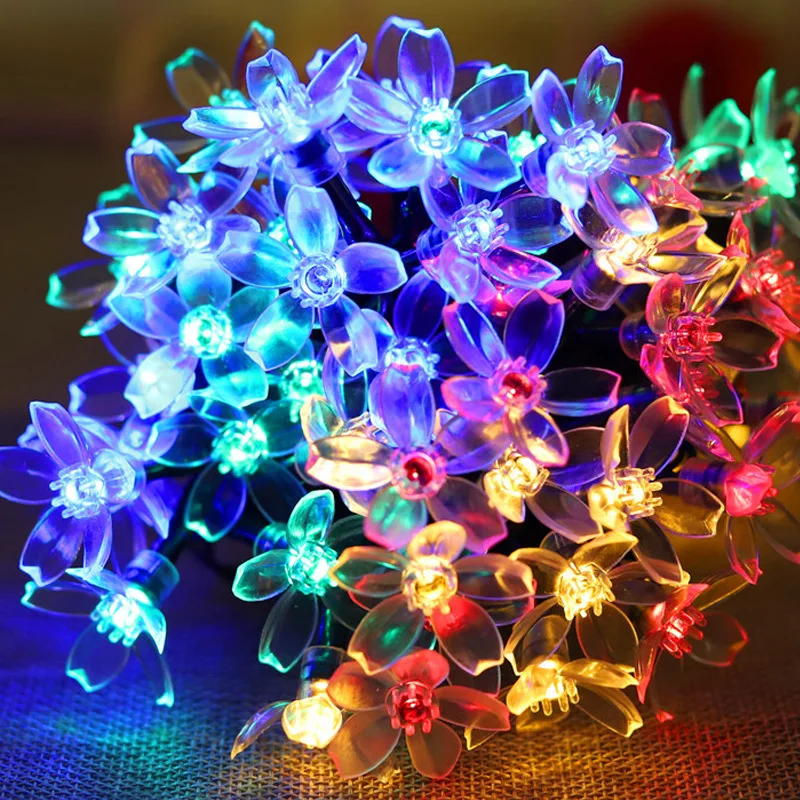 Cherry Flowe Fairy lights 10M 100LED String Light Christmas Garland Decoration for Home Party Indoor Holiday Lighting US EU Plug
Cherry Flowe Fairy lights 10M 100LED String Light Christmas Garland Decoration for Home Party Indoor Holiday Lighting US EU Plug