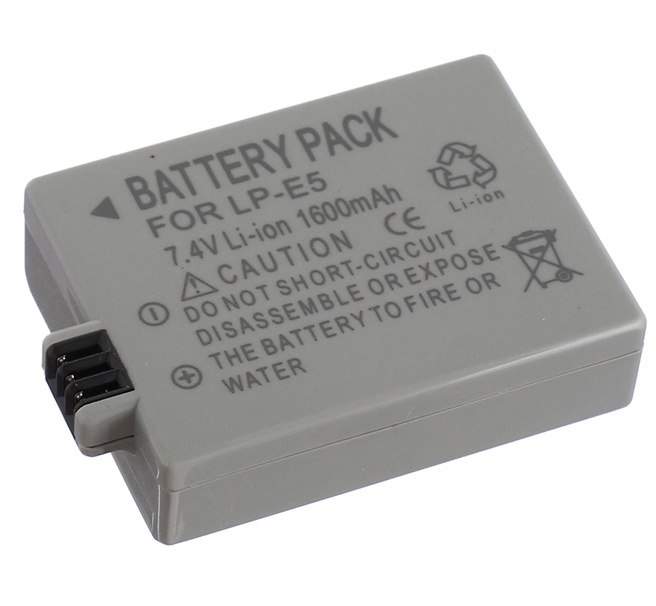 Battery Pack For Canon LP-E5, LPE5 Lithium Ion Rechargeable and EOS Digital SLR Camera
Battery Pack For Canon LP-E5, LPE5 Lithium Ion Rechargeable and EOS Digital SLR Camera