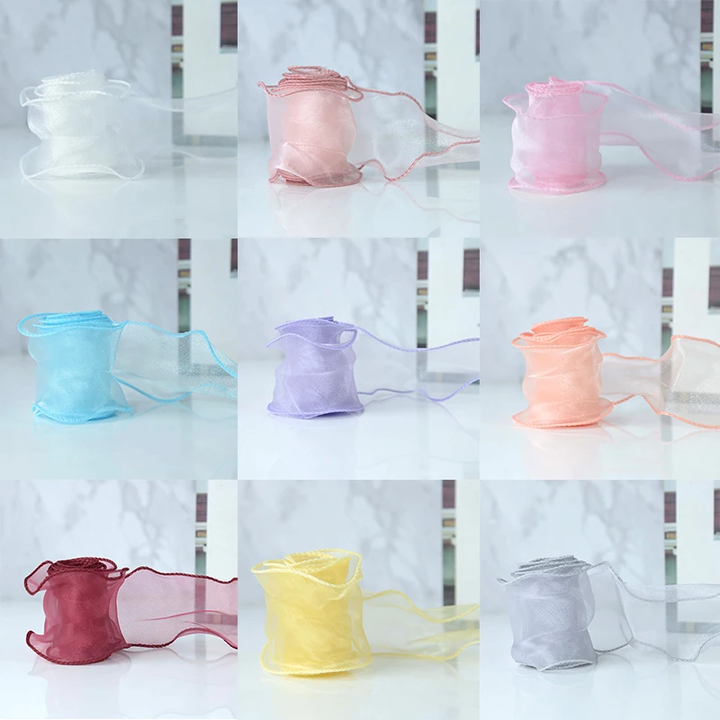 5m Wave Organza Ribbon DIY Gift Packaging Wrapping Chiffon Ribbons For Christmas Party Wedding Decoration Handmade Accessories
5m Wave Organza Ribbon DIY Gift Packaging Wrapping Chiffon Ribbons For Christmas Party Wedding Decoration Handmade Accessories