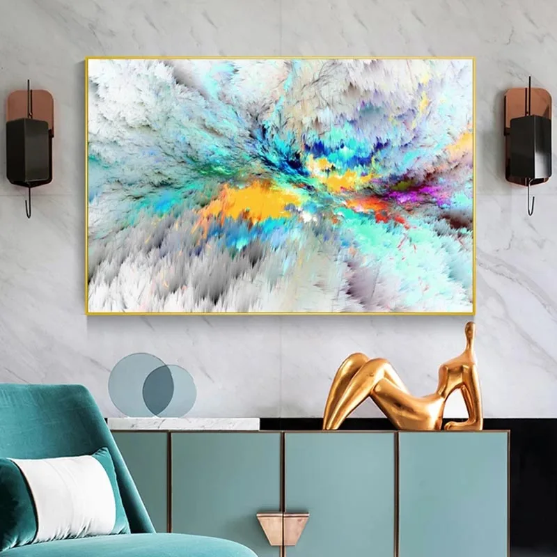 Light Colorful Cloud Abstract Oil Painting Think Independe Wall Picture for Living Room Canvas Modern Art Poster and Print Decor
Light Colorful Cloud Abstract Oil Painting Think Independe Wall Picture for Living Room Canvas Modern Art Poster and Print Decor