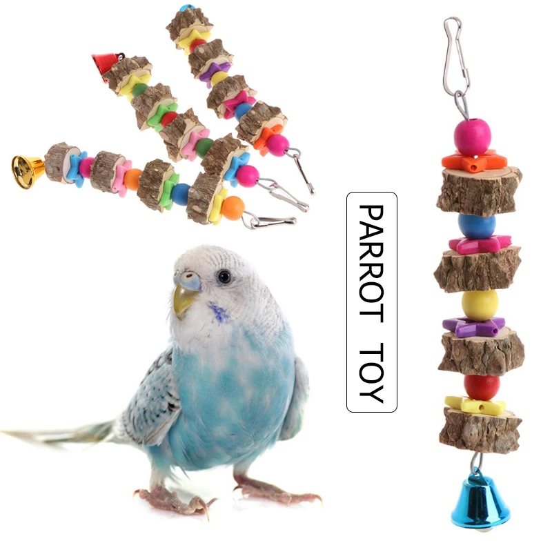 Creativity 1PC Hanging Birds Toy Colorful Bite Wooden Toy with Bells Good-looking Natural Parrot Toys Funny Parrot Supplies
Creativity 1PC Hanging Birds Toy Colorful Bite Wooden Toy with Bells Good-looking Natural Parrot Toys Funny Parrot Supplies