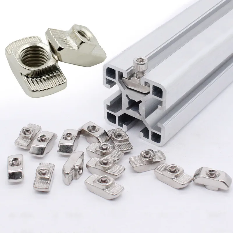 100pcs M3/M4/M5/M6/M8 For 20/25/30/40/45 Series Slot T-nut Sliding T Hammer Drop In Nut
100pcs M3/M4/M5/M6/M8 For 20/25/30/40/45 Series Slot T-nut Sliding T Hammer Drop In Nut
