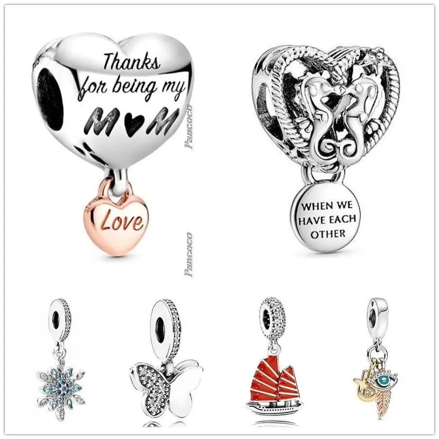 Authentic 925 Sterling Silver Love You Mum Heart & Thanks For Being My Mum Charm Beads Fit Pandora Bracelet & Necklace Jewelry
Authentic 925 Sterling Silver Love You Mum Heart & Thanks For Being My Mum Charm Beads Fit Pandora Bracelet & Necklace Jewelry