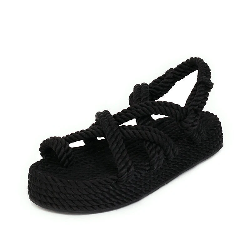 Women Retro Gladiator Sandals Ladies Slip On Platform Slides Hemp Woman Clip Toe Female Soft Causal Comfort Shoes 2020
Women Retro Gladiator Sandals Ladies Slip On Platform Slides Hemp Woman Clip Toe Female Soft Causal Comfort Shoes 2020