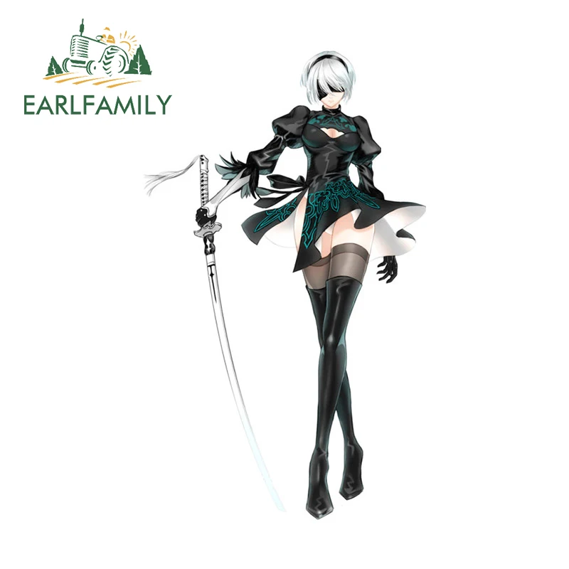 EARLFAMILY 13cm x 7.8cm for NIER 2B Car Stickers Cartoon Simple Decals Scratch-Proof Laptop Trunk Decor Car Door Protector
EARLFAMILY 13cm x 7.8cm for NIER 2B Car Stickers Cartoon Simple Decals Scratch-Proof Laptop Trunk Decor Car Door Protector