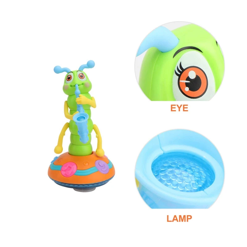 Kids Electronic Animal Toy Musical Caterpillar Toy Electronic Pet Playing the Saxophone Dancing Toy with Light for Kids 
Kids Electronic Animal Toy Musical Caterpillar Toy Electronic Pet Playing the Saxophone Dancing Toy with Light for Kids