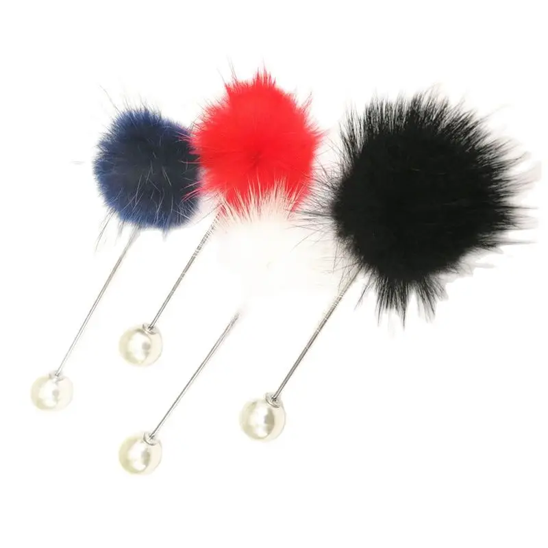 Women Pearl Faux Fur Ball Brooches Suit Shirt Corsage Lapel Stick Pin Chain Brooch Jewelry Gift
Women Pearl Faux Fur Ball Brooches Suit Shirt Corsage Lapel Stick Pin Chain Brooch Jewelry Gift