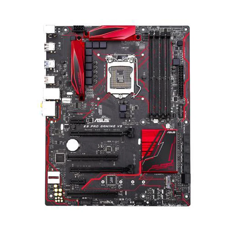 ASUS E3 PRO GAMING V5 Desktop Motherboard LGA 1151 DDR4 64G Intel C232 Support Kit Xeon E3-1275 V6 CPU M.2 SATA3 PCIe X16 USB3.0
ASUS E3 PRO GAMING V5 Desktop Motherboard LGA 1151 DDR4 64G Intel C232 Support Kit Xeon E3-1275 V6 CPU M.2 SATA3 PCIe X16 USB3.0
