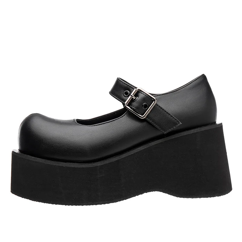 European American super personality fashion wedge with women shoes big head punk platform shoes retro platform Mary Jane shoes
European American super personality fashion wedge with women shoes big head punk platform shoes retro platform Mary Jane shoes