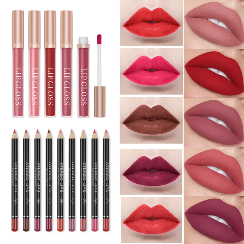 2/3/5PCS Velvet Matte Lipsticks Lip Liner Pen Waterproof Long Lasting Sexy Lip Gloss Non-Stick Cup Makeup Lipstick Lipliner Pen
2/3/5PCS Velvet Matte Lipsticks Lip Liner Pen Waterproof Long Lasting Sexy Lip Gloss Non-Stick Cup Makeup Lipstick Lipliner Pen
