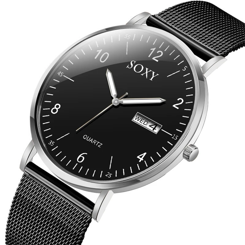 Men Watch Fashion Luxury Calendar Business Men's Watch Sports Stainless steel Watch for Men relogio masculino reloj hombre
Men Watch Fashion Luxury Calendar Business Men's Watch Sports Stainless steel Watch for Men relogio masculino reloj hombre