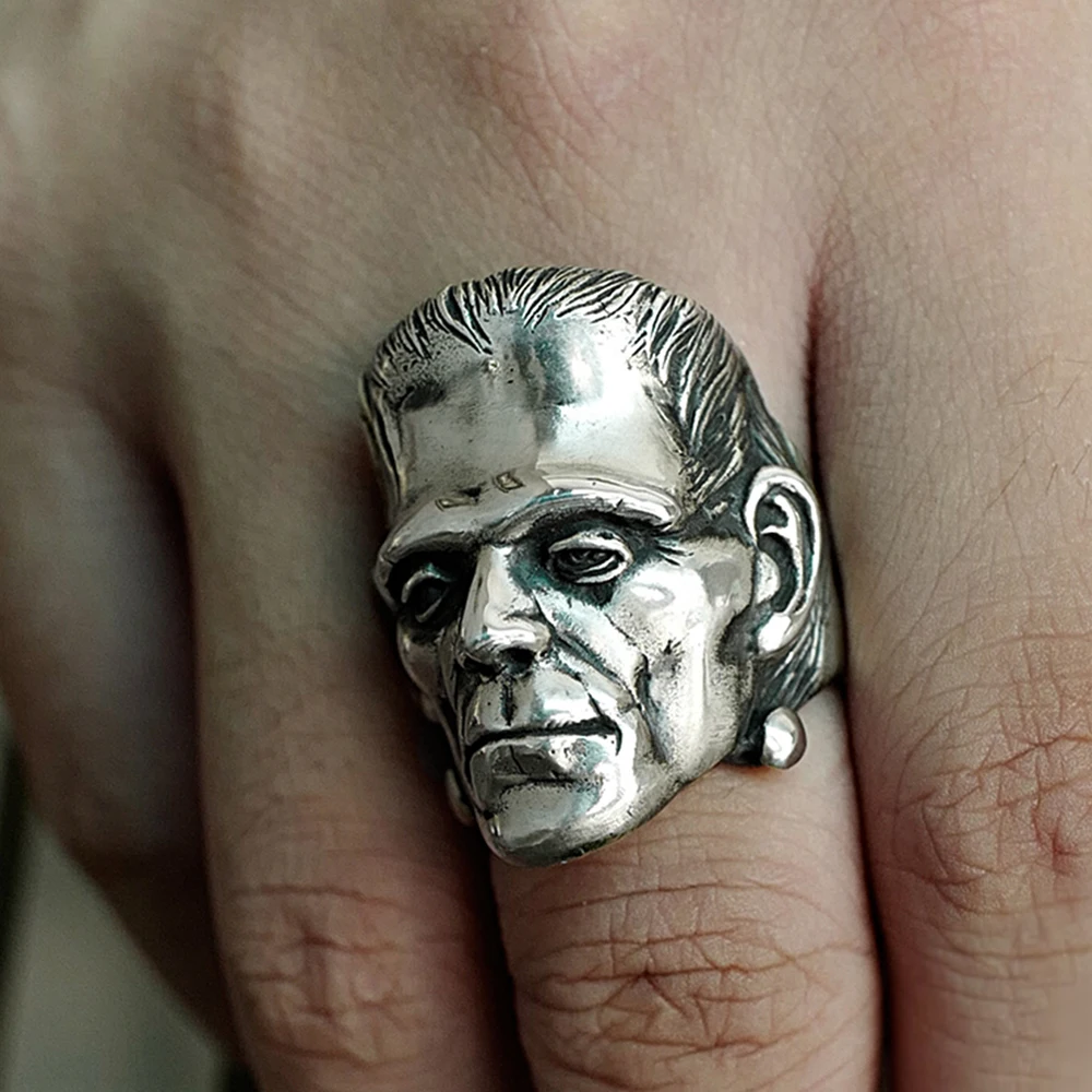European And American Fashion Hot-selling Hip-hop Portrait Ring Punk Horror Scientist Skull jewelry Men's Cycling Jewelry Ring
European And American Fashion Hot-selling Hip-hop Portrait Ring Punk Horror Scientist Skull jewelry Men's Cycling Jewelry Ring