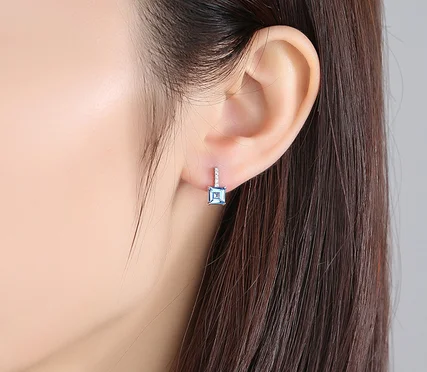 HOT Sell S925 Sterling Silver Earrings Crystal zircon ruby sapphire with sky blue topaz
HOT Sell S925 Sterling Silver Earrings Crystal zircon ruby sapphire with sky blue topaz