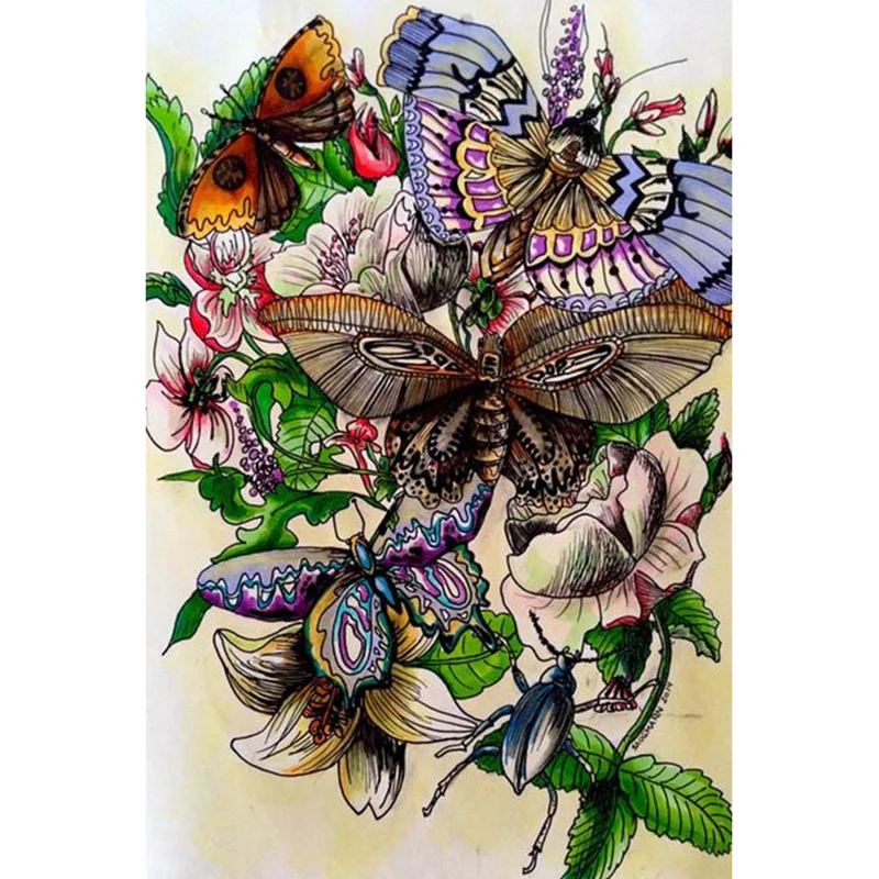 Diamond Painting 5d Diamond Embroidery Butterfly And Flowers Full Display Diamond Mosaic Cross Stitch Rhinestone Decoration
Diamond Painting 5d Diamond Embroidery Butterfly And Flowers Full Display Diamond Mosaic Cross Stitch Rhinestone Decoration